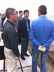 杭州市局对我公司2013年农业设施推广项目开展验收